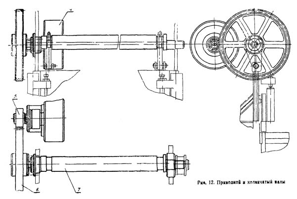 Н3118 Приводной і коленчатый валы ножниц гильотинных